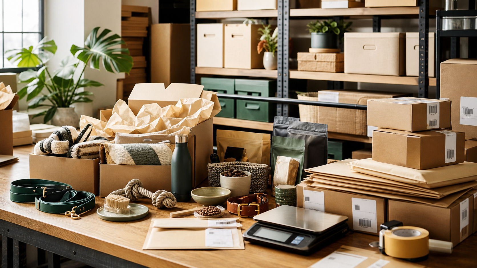 Packing and fulfillment workspace